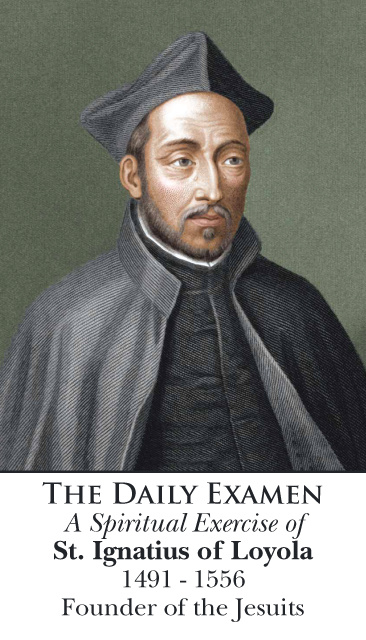 Lenten St. Ignatius of Loyola - Daily Examen Prayer Card